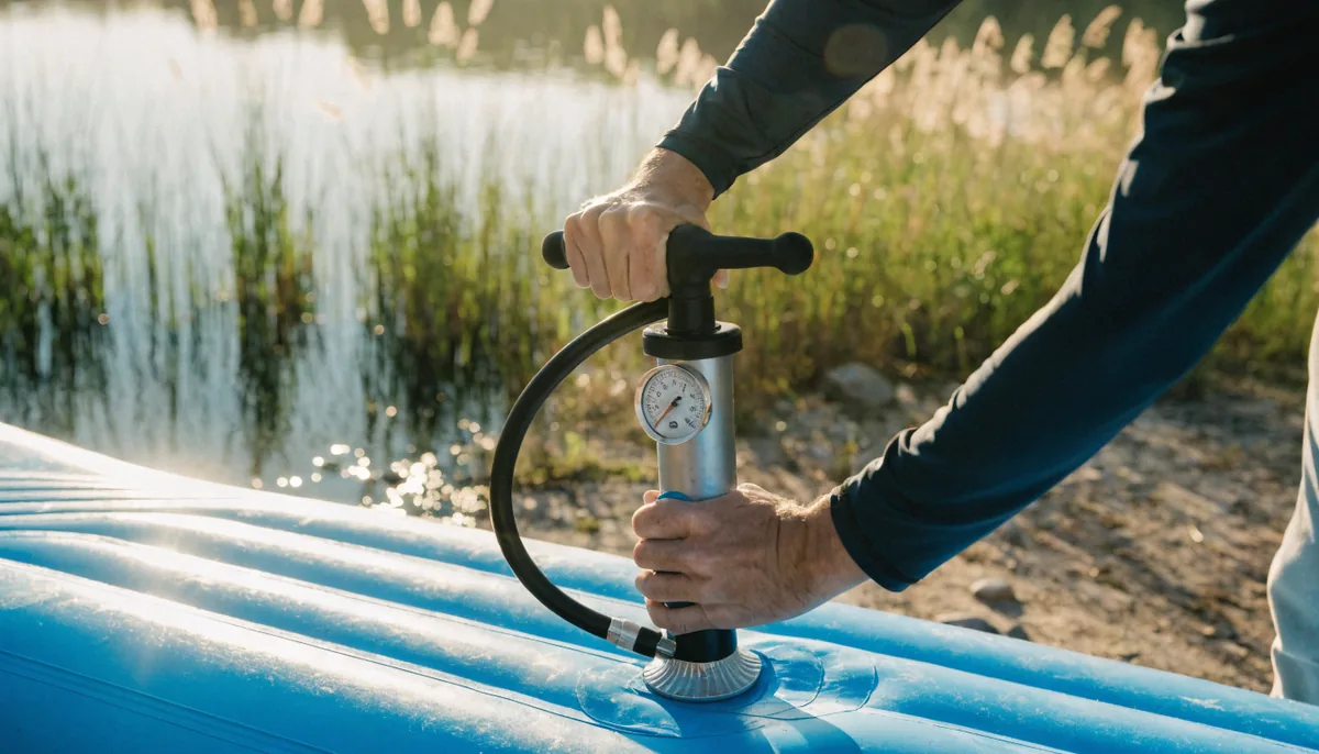 Pompe pour gonfler un paddle gonflable