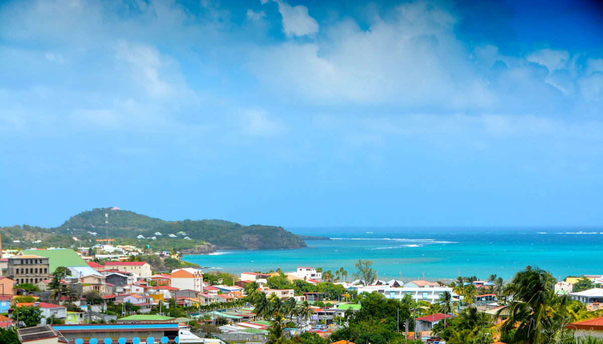La côte du Vauclin, Martinique