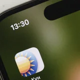 Application météo sur smartphone